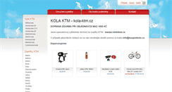 Desktop Screenshot of kola-ktm.cz